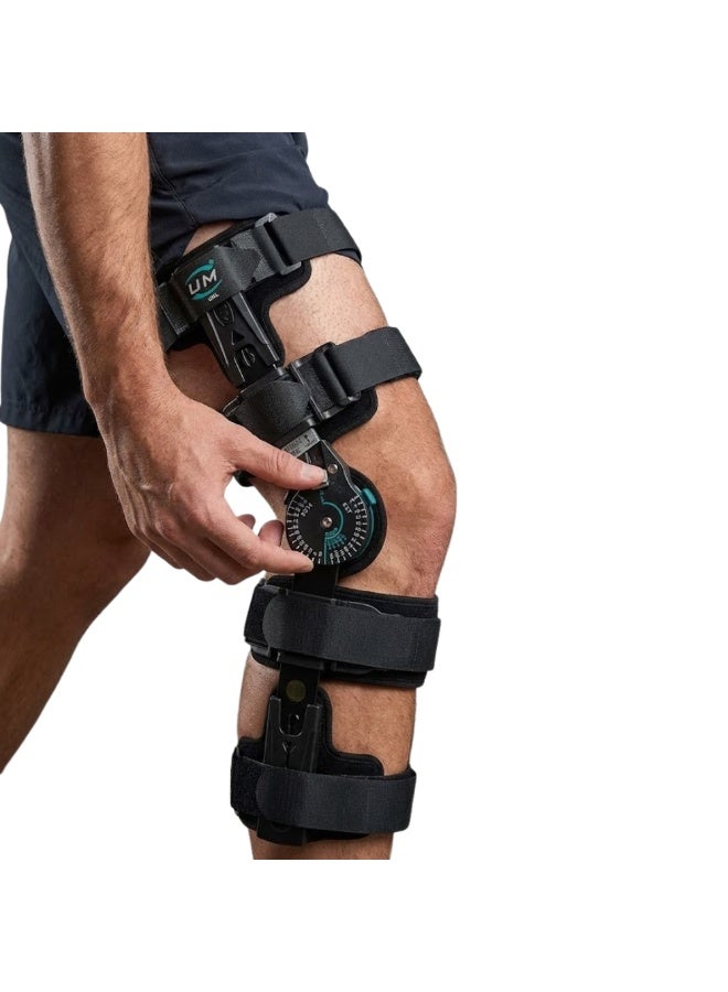 ثواسن دعامة الركبة Thuasne ROM-R بعد الجراحة – دعامة طبية قابلة للتعديل لإصابات الأربطة الشديدة وإعادة التأهيل - Image 2